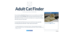 Desktop Screenshot of adultcatfinder.com